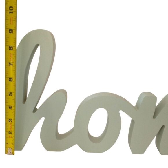 HOME Decor Figure Large Heavy Diecut Beach House Wooden Cutout Cursive Letter. - Picture 4 of 16